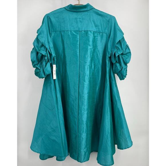 Step in Style NWT Hi Low Swing, OUTFIT MAKER!, Gorgeous Teal, Ladies 2X - Picture 2 of 10